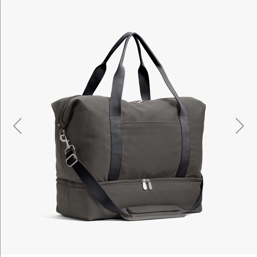 Lo & Sons Catalina Deluxe Small Weekender Bag Grey Canvas